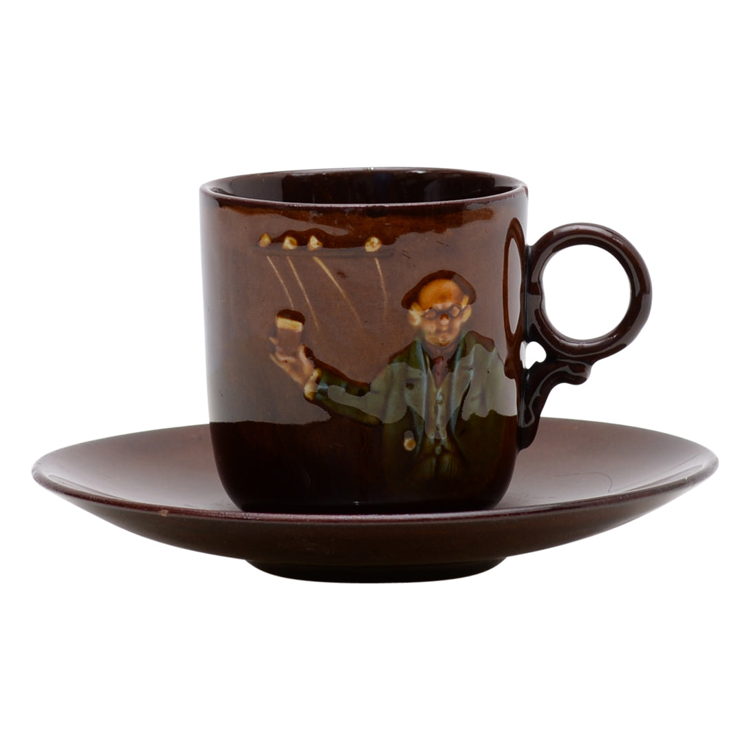 Espresso Cup and Saucer Kingsware Mr. Pickwick