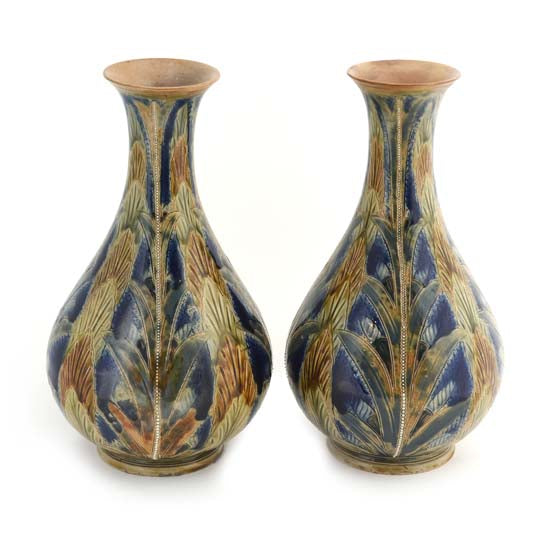 Arthur Barlow Vase Pair