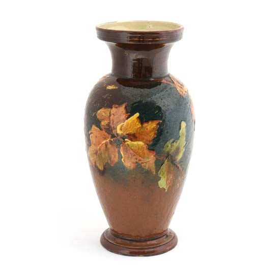 Foilage Impasto Vase 