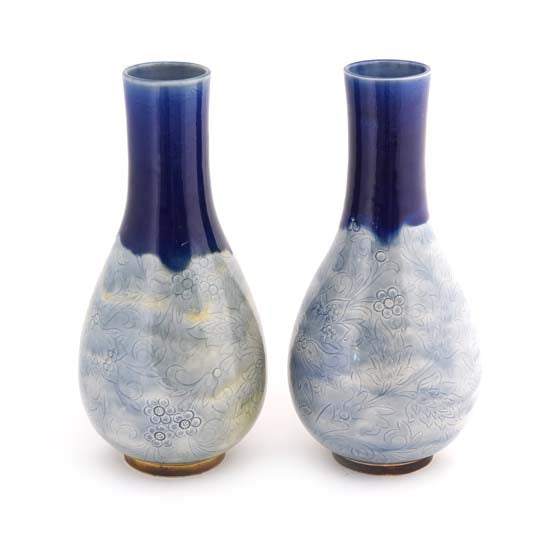 Lambeth Vase Pair 