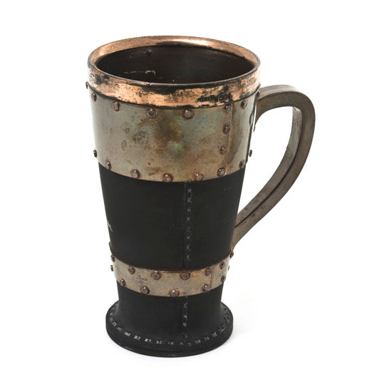 Mug, Lambeth, Hammered Copper Leatherwear