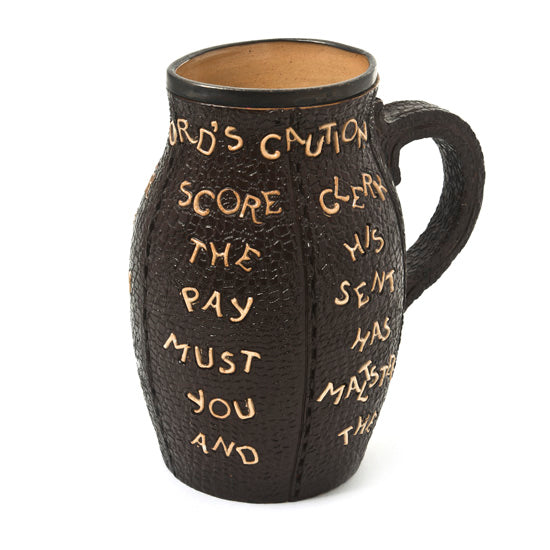 Pitcher, Lambeth, Leather Wear Motto