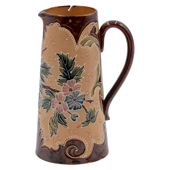 Floral Lambeth Pitcher