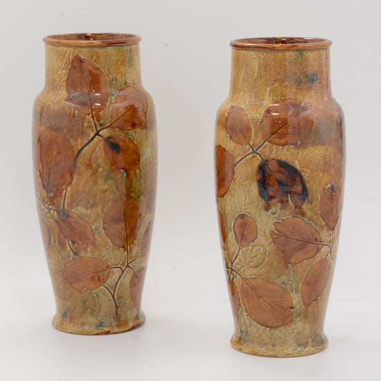 Doulton Natural Foliageware Vase - Pair