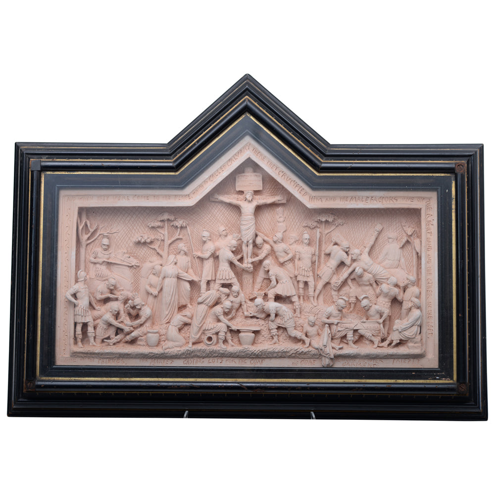 Terracotta Panel - The First Hour of the Crucifiction