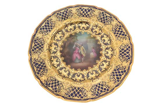 Garden Scene Plate