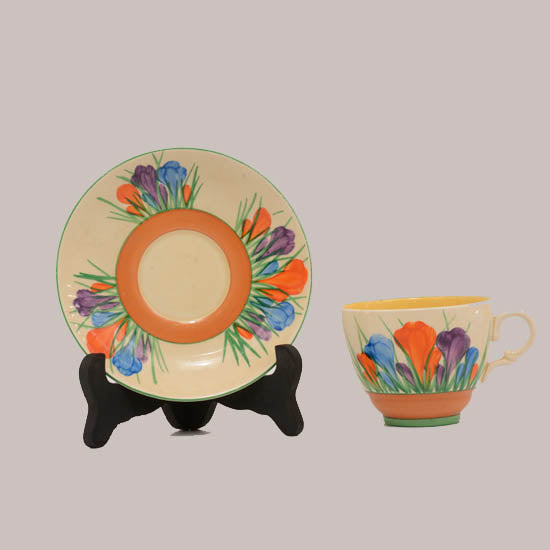 Clarice Cliff - Crocus Cup and Saucer