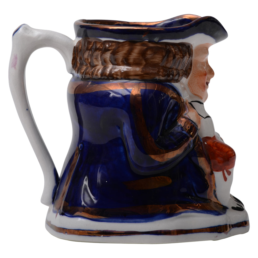 Blue Willow Toby Pitcher