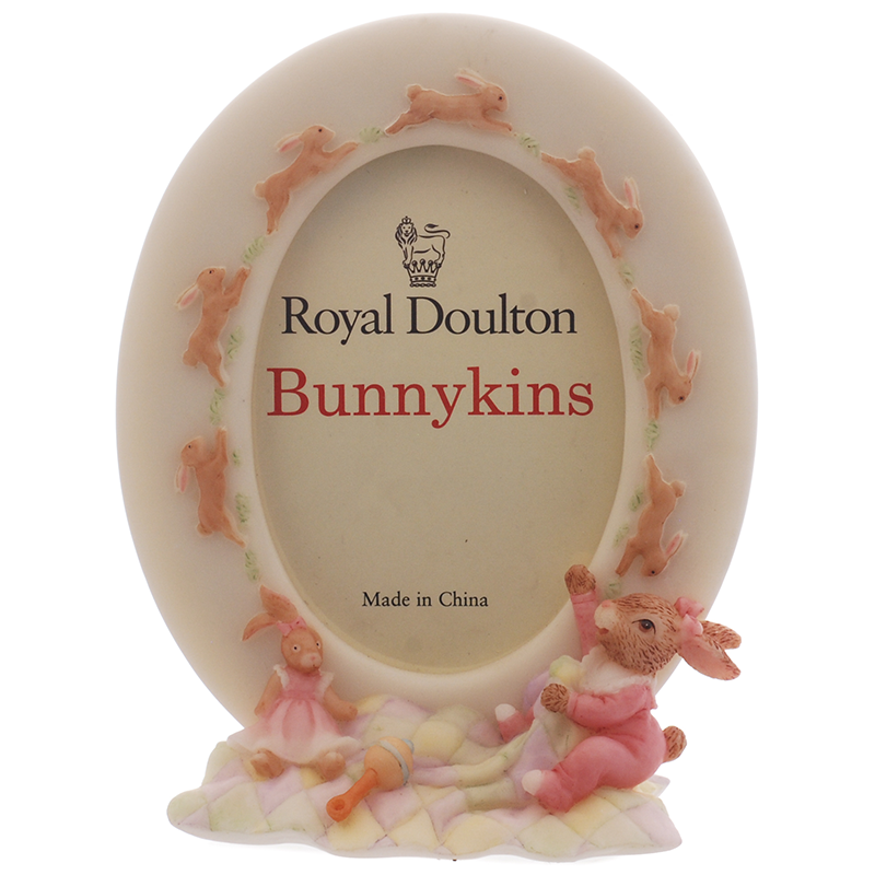 Girl Baby Bunnykin Picture Frame