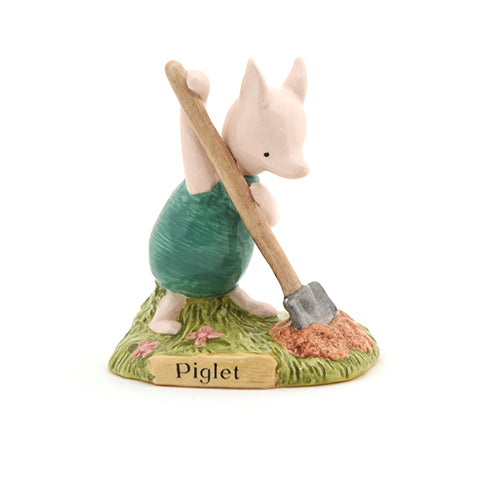 Piglet Planting a Haycorn