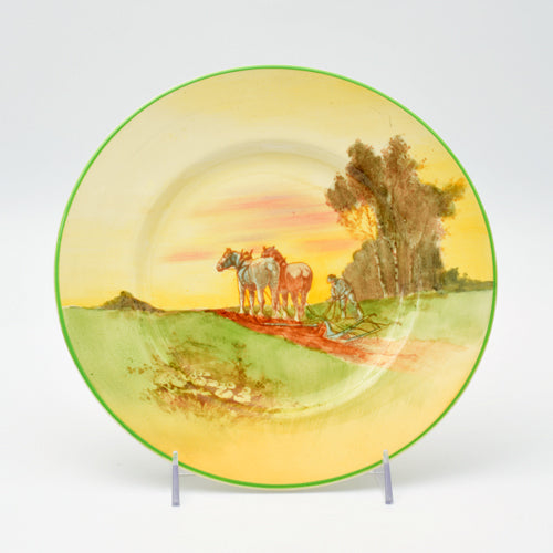 Farmer Ploughing  Plate