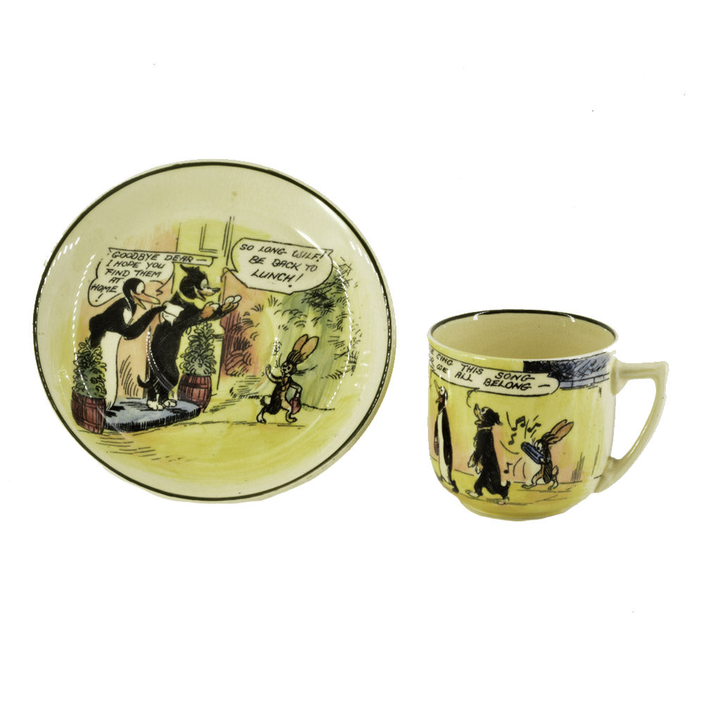 Saucer and Cup, Pip Squeak and Wilfred