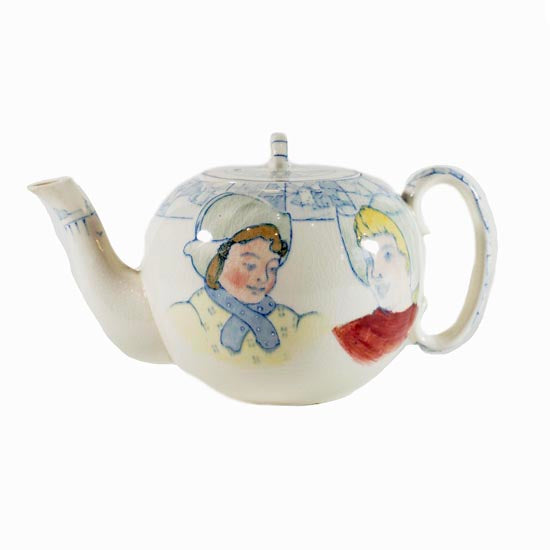 Dutch Rare Scene Teapot