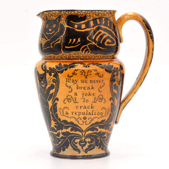Doulton Motto Pitcher/Cats