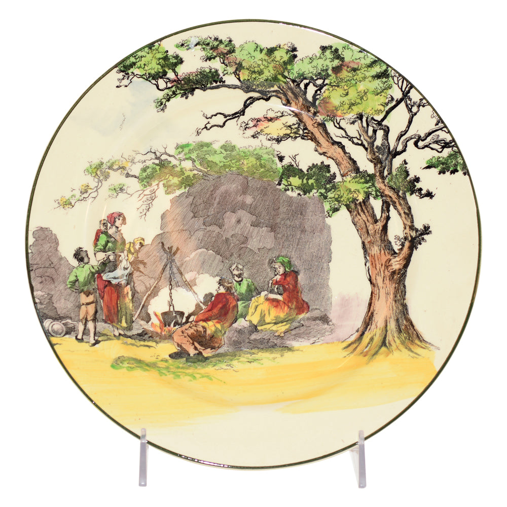 The Gipsies  Plate  Royal Doulton