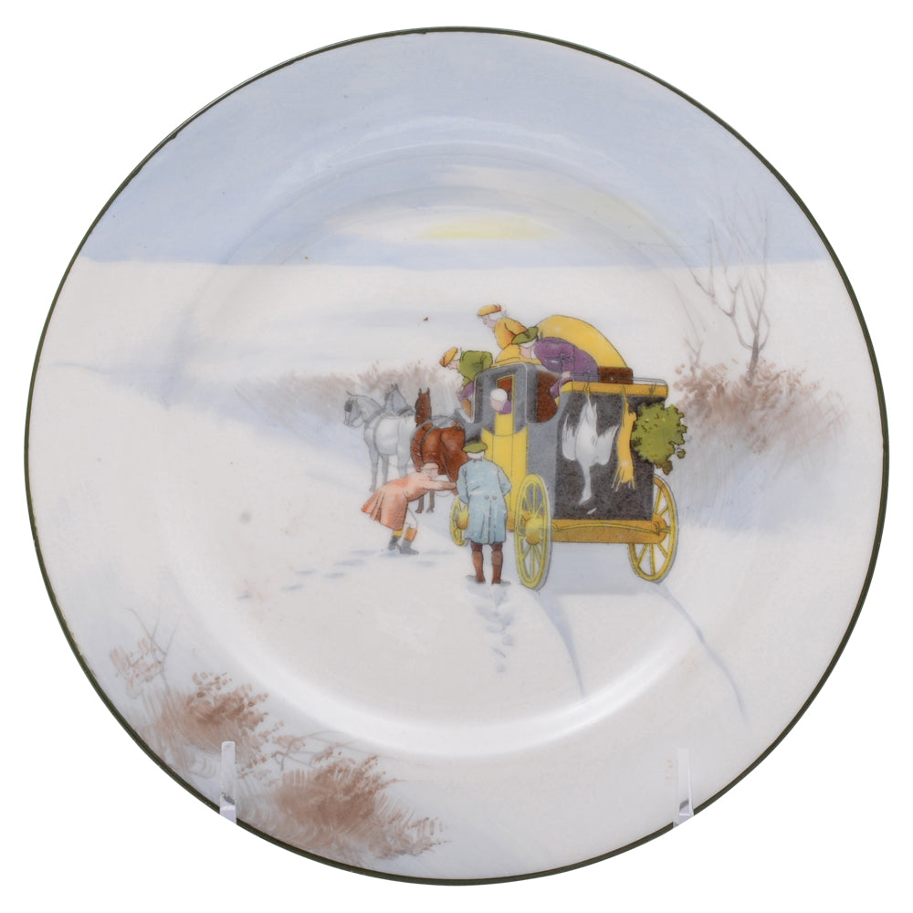 Plate Coaching Snow H.7&quot;