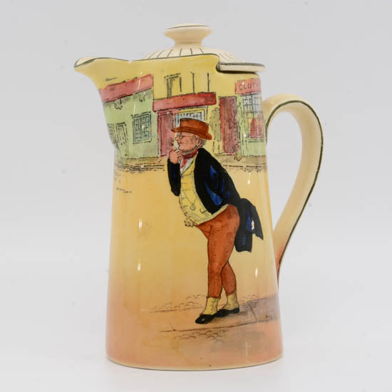 Dickensware coffee pot of Mr. Pickwick
