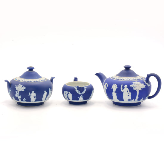 Blue Jasper Teapot Set 