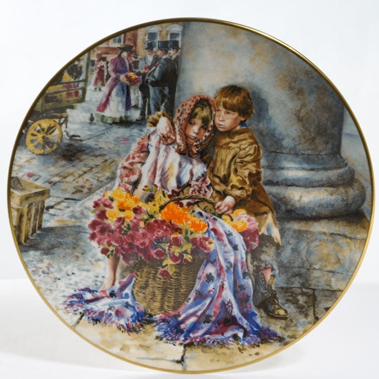 Flower Seller Plate